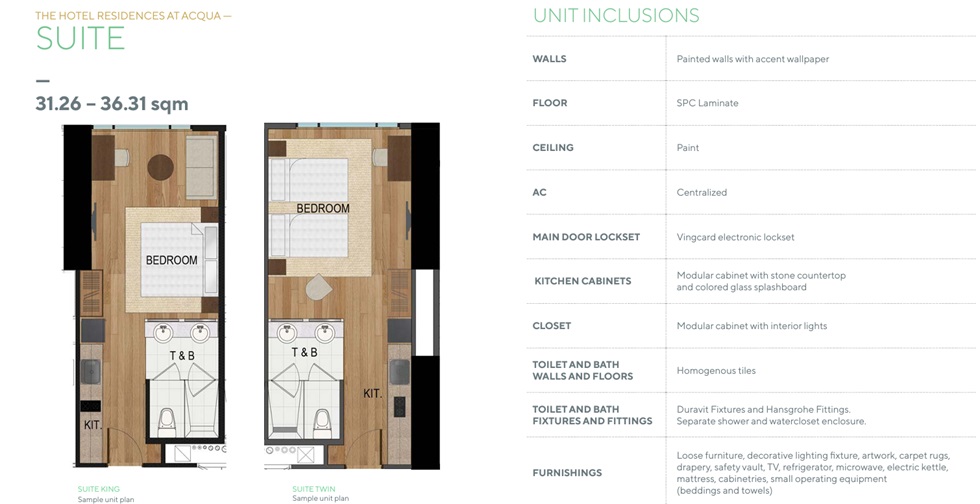 The Hotel Residences at Acqua